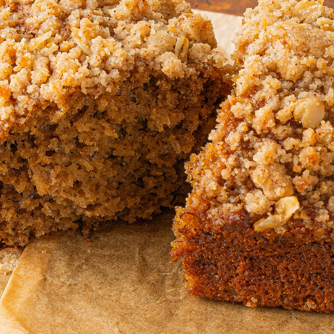 Banana Bread with Oat Streusel