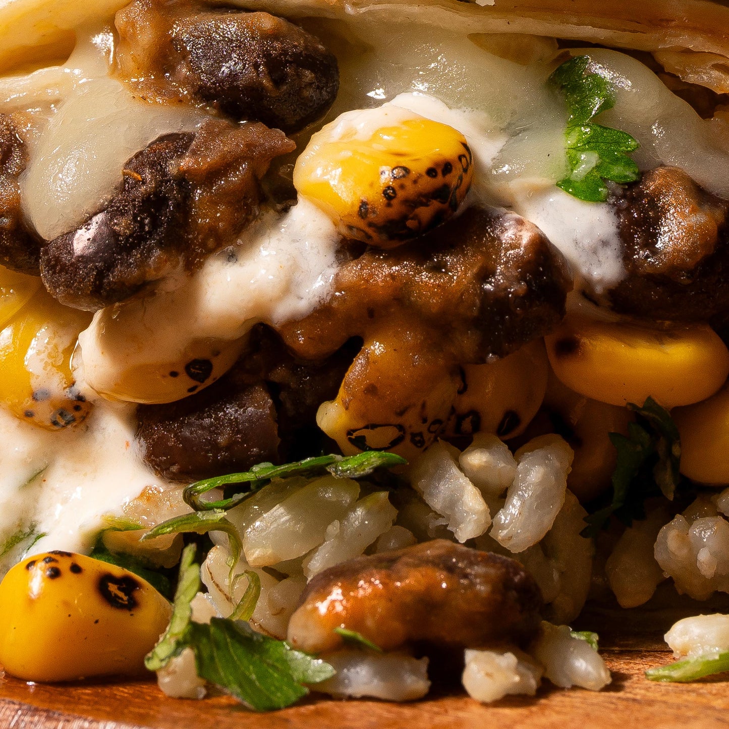 Cheesy Bean Burrito