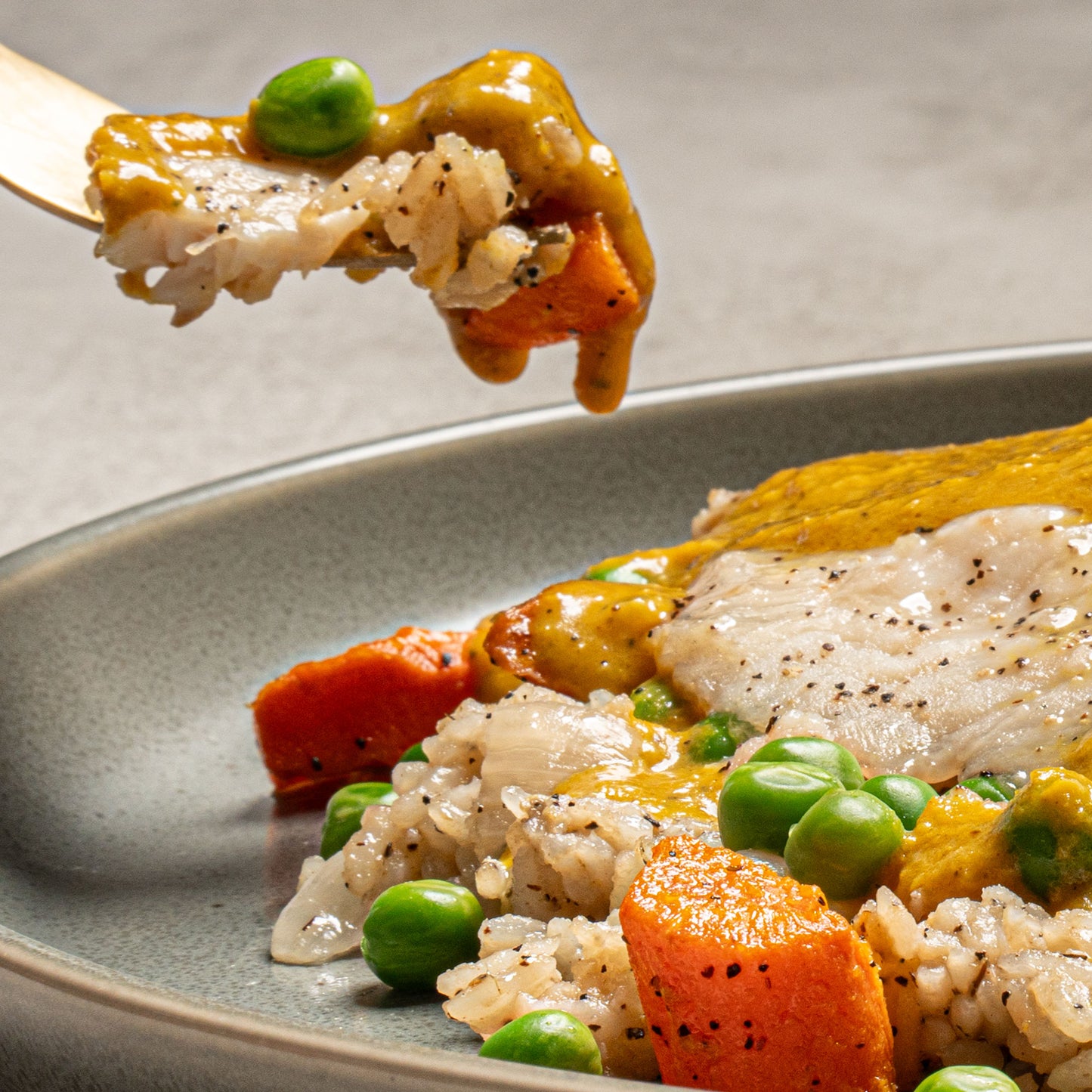 Coconut Curry Tilapia with Rice