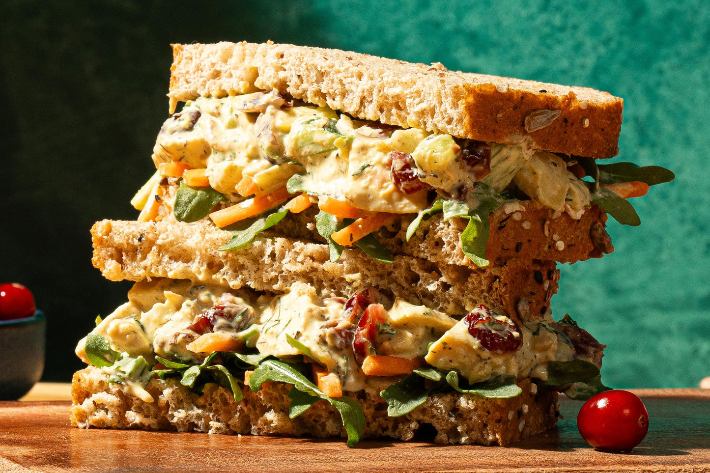 Cranberry Chicken Salad Sandwich