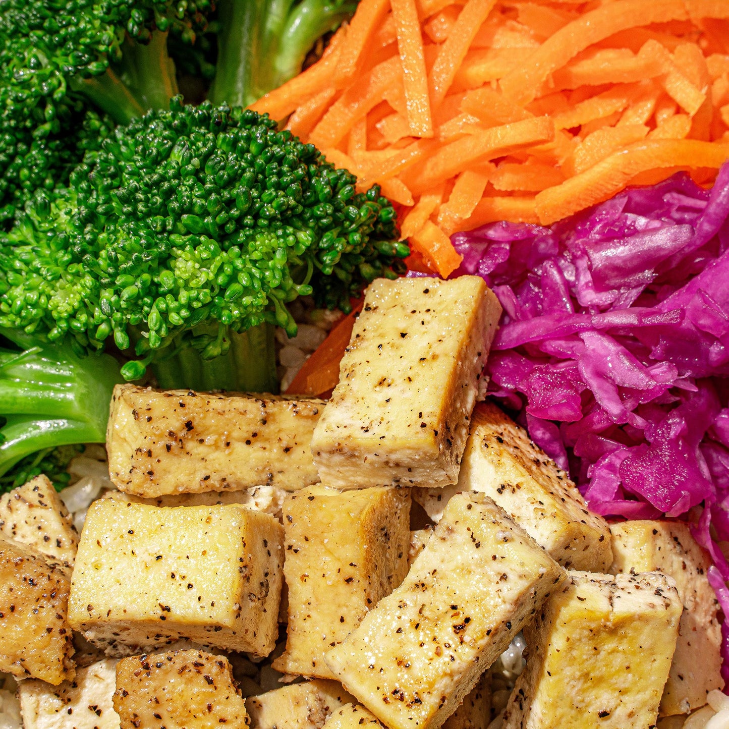 Ginger Orange Tofu Buddha Bowl