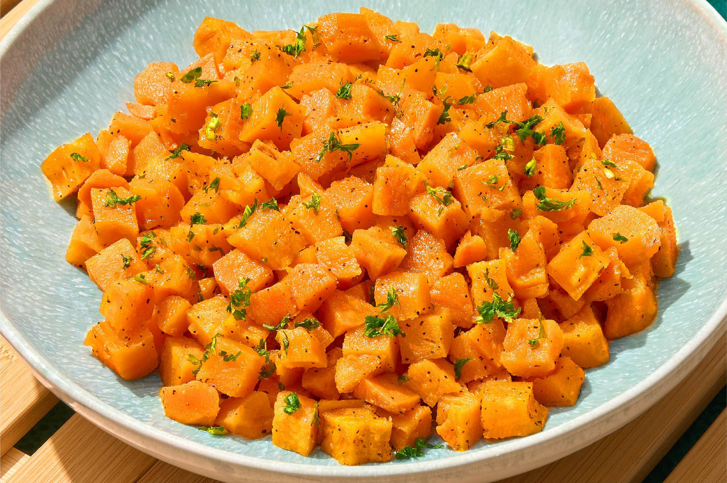 Hot Honey Sweet Potatoes
