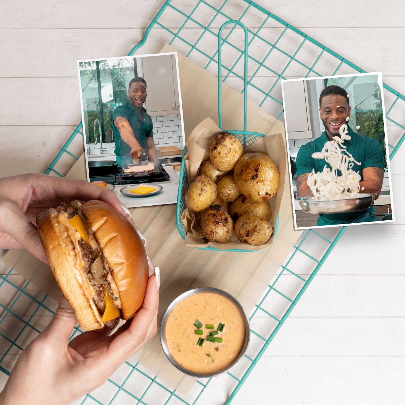 Kel Mitchell's Savory Turkey Burger