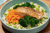 Lemon Maple Salmon Bowl