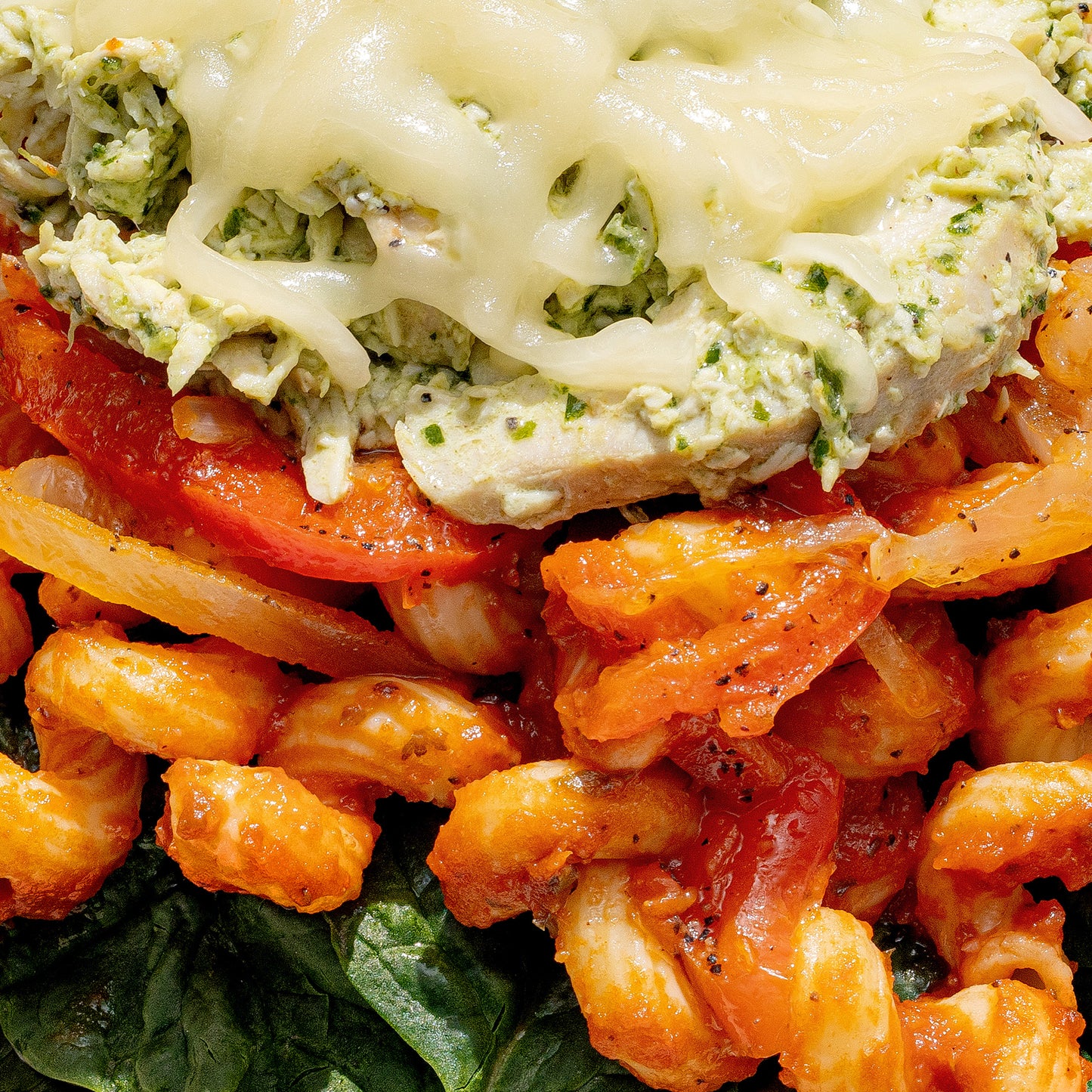 Pesto Chicken Cavatappi