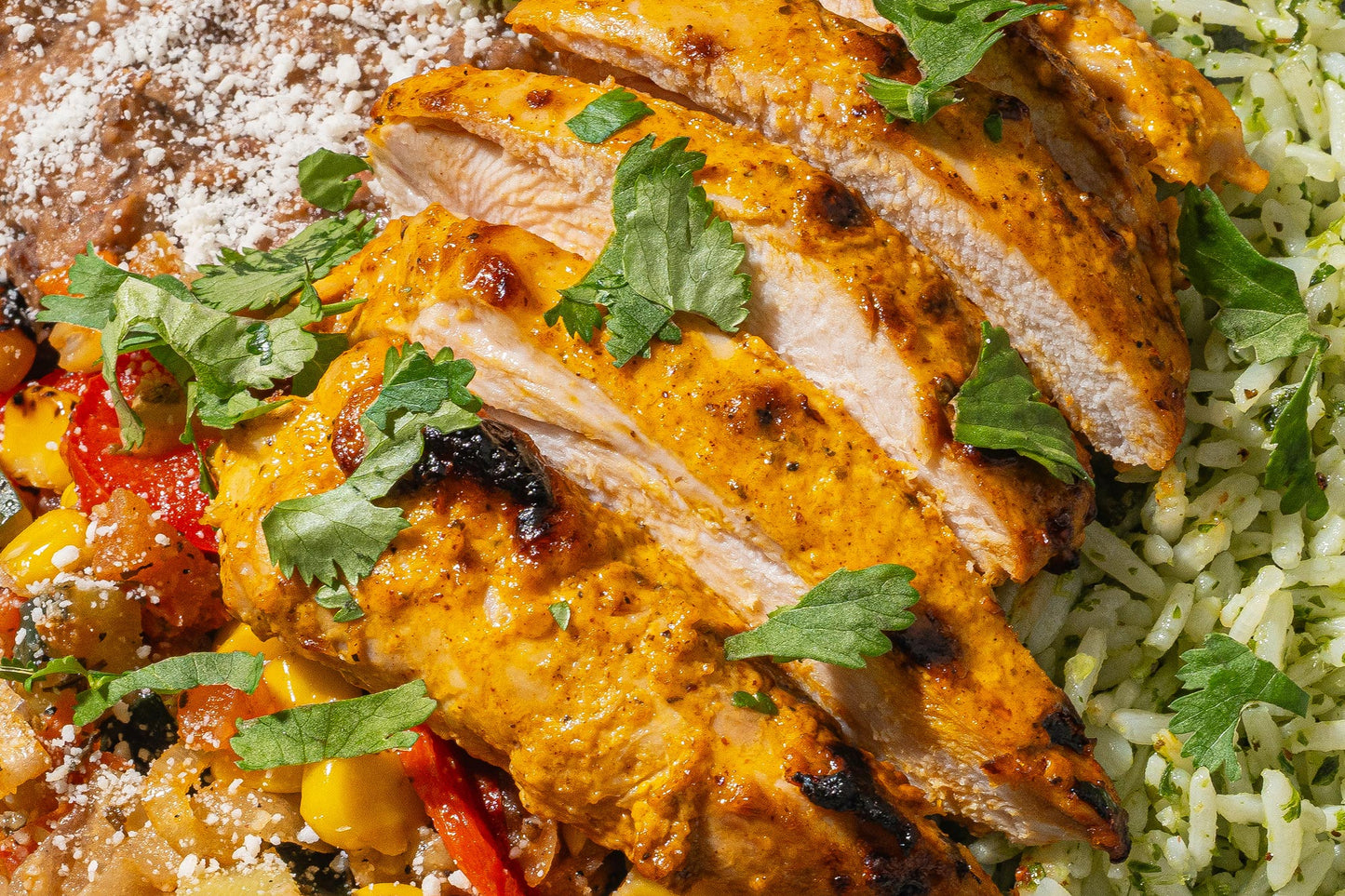 Pollo Asado with Seasoned Rice