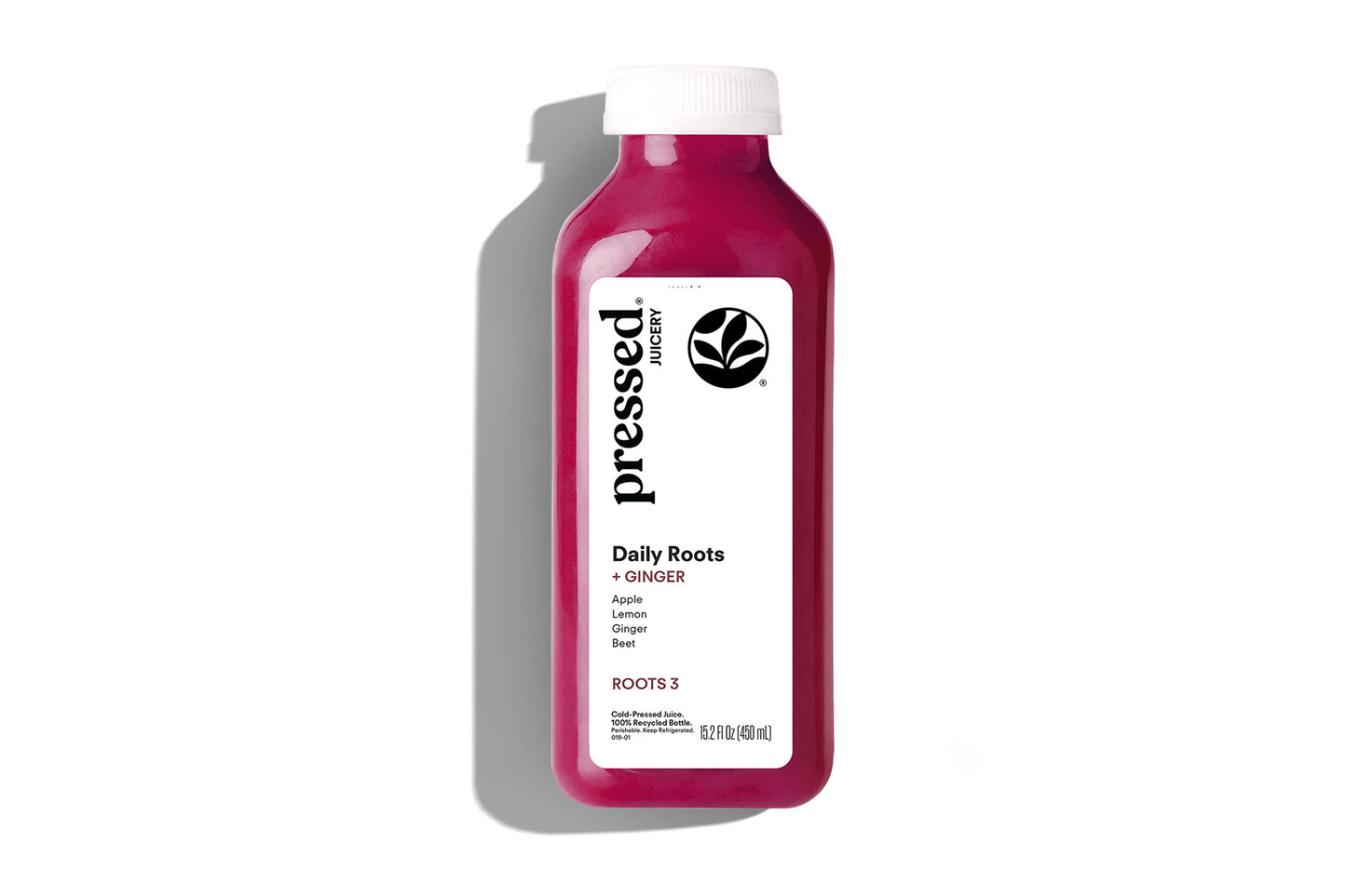 Pressed, Roots With Ginger Juice, 15.2oz