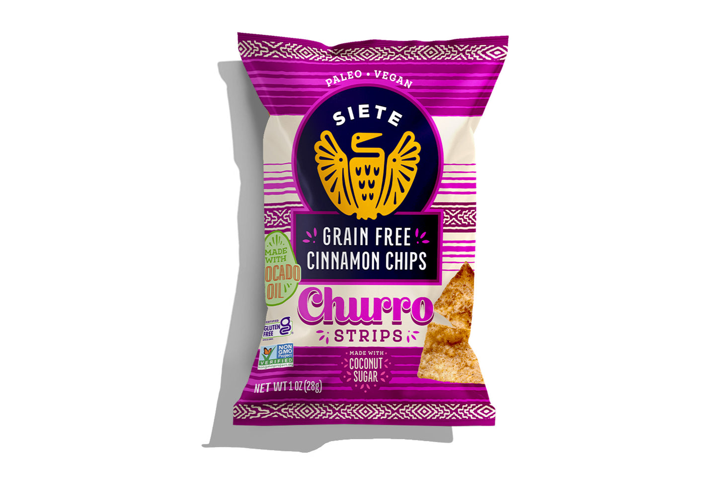 Siete, Churro Strips, 1oz