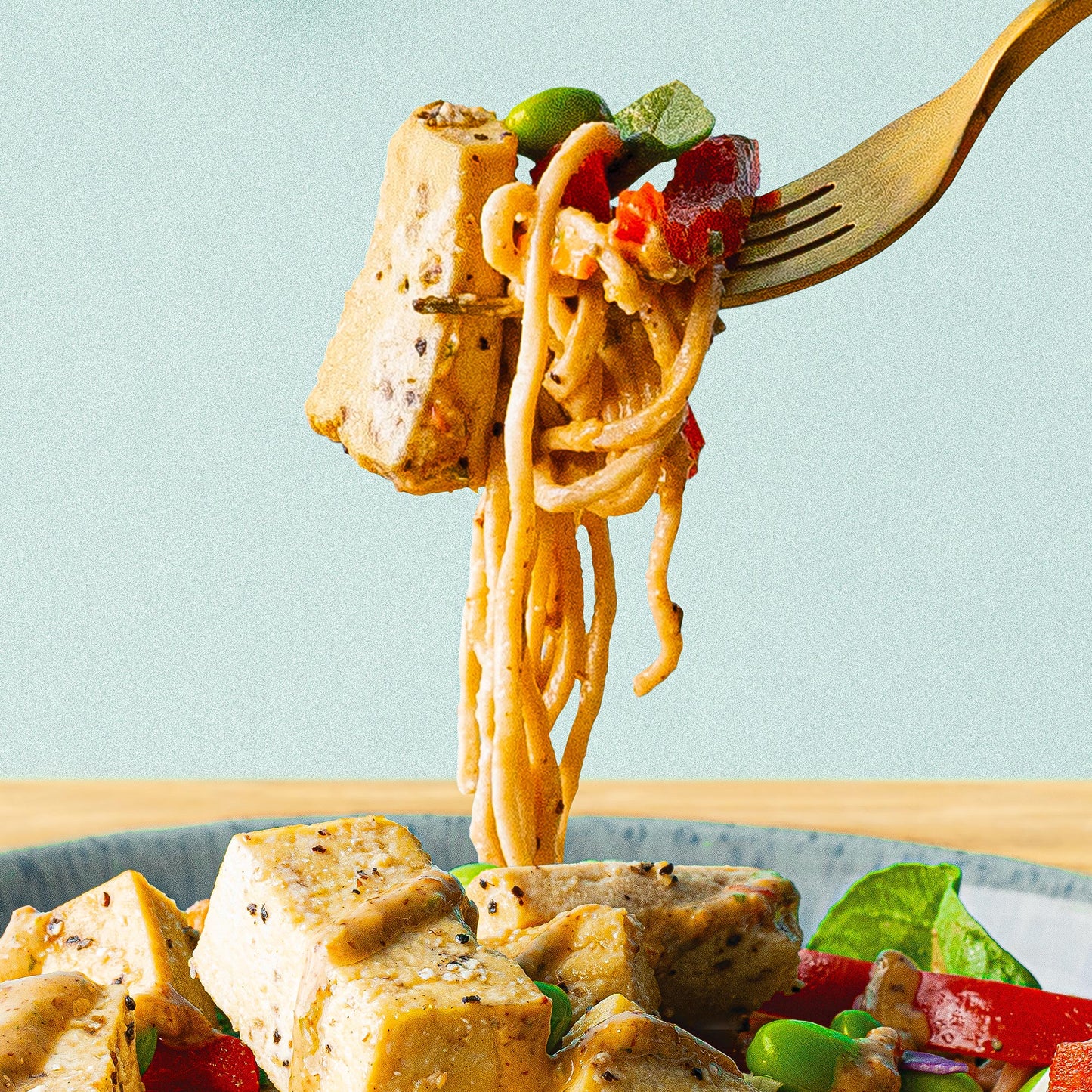 Vegan Yakisoba Noodle Salad