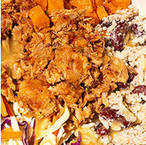 veggies and rice with chicken