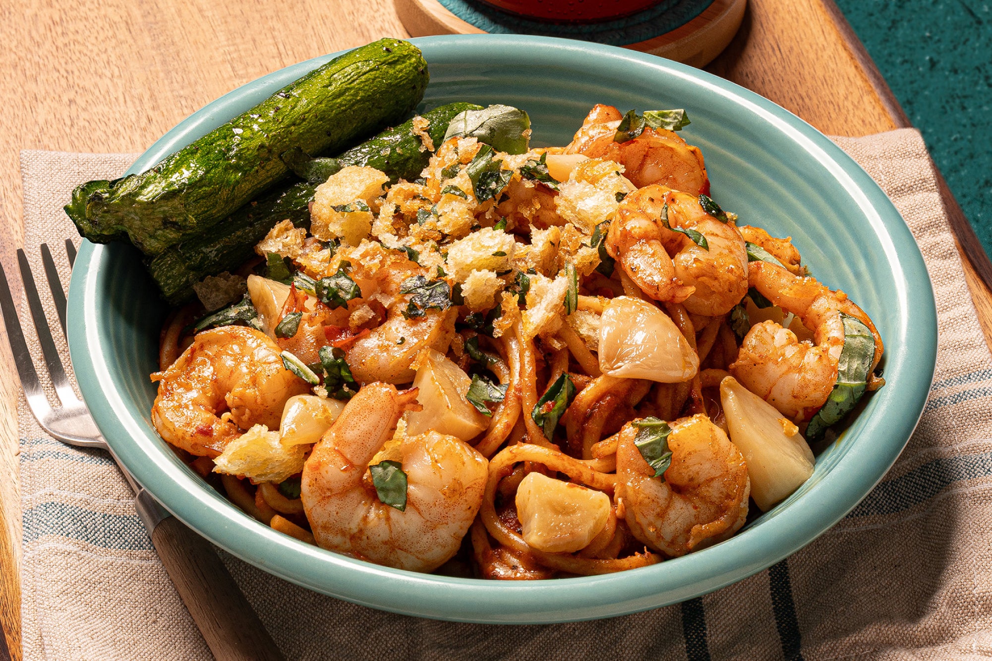 310babii Fire Pasta Shrimp