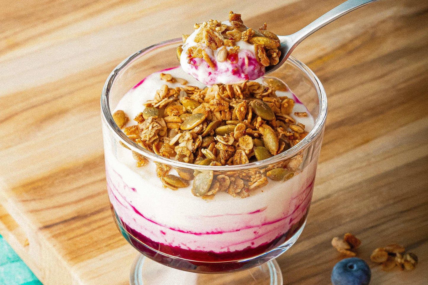 Blueberry Maple Yogurt Parfait