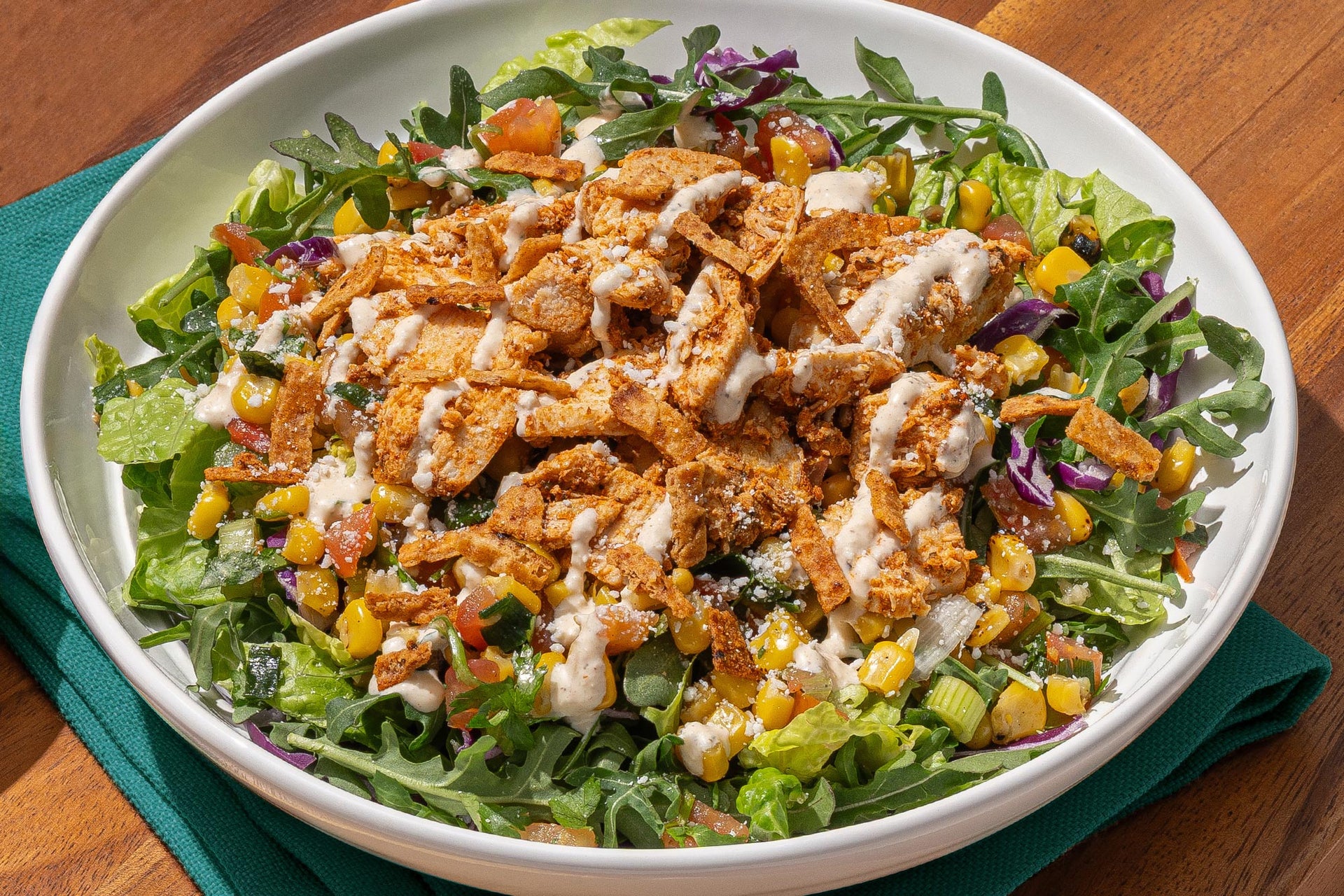 salad with caesar dressing calories Elote Caesar Salad – Everytable