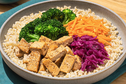 Ginger Orange Tofu Buddha Bowl