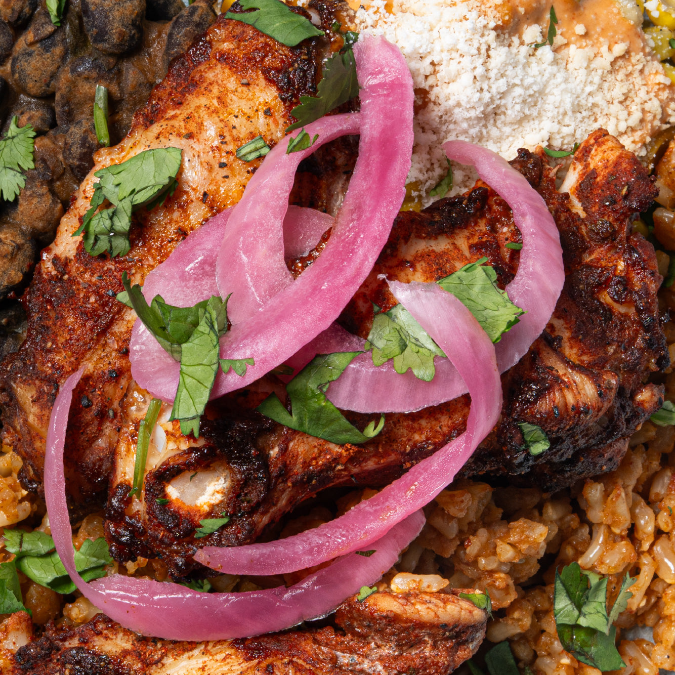 Rian's Courtside Chicken & Spanish Rice