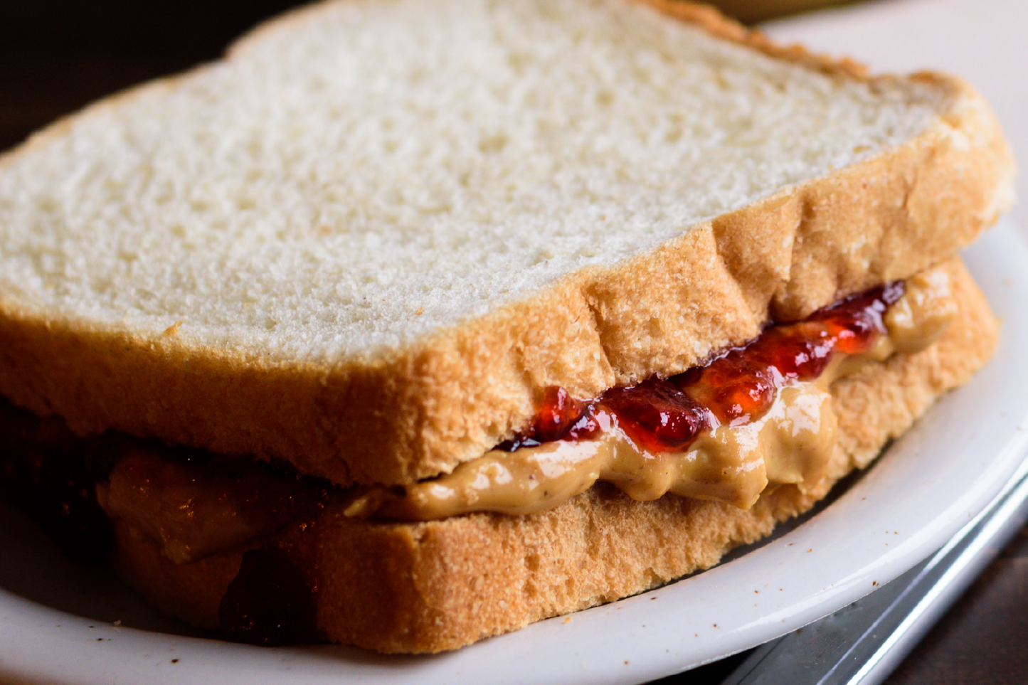 Sunbutter & Strawberry Jam Sandwich