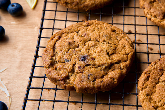 Vegan Lemon Blueberry Cookie